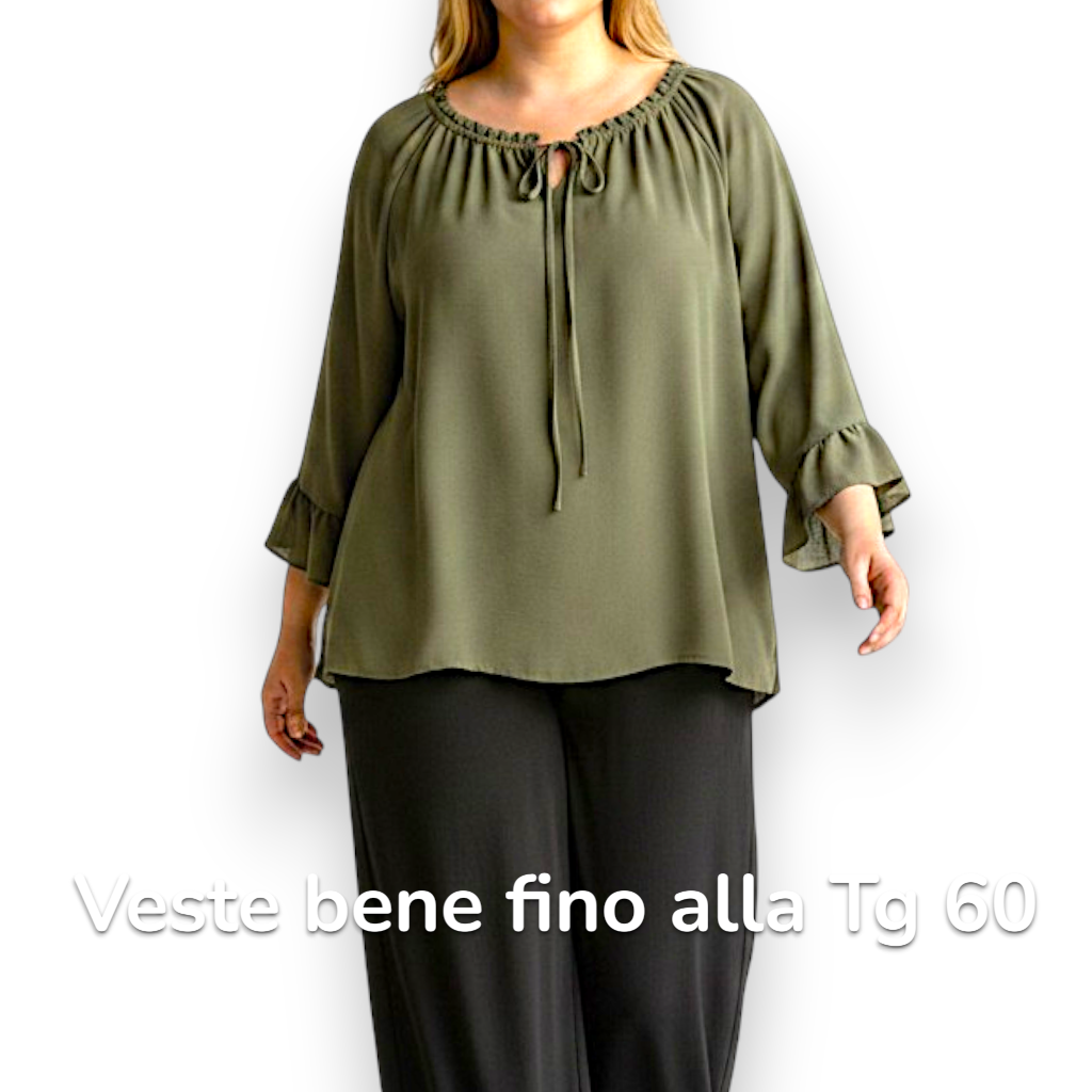 Maxi Maglia con Balze Sara