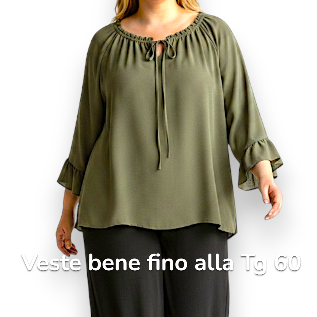 Maxi Maglia con Balze Sara