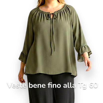 Maxi Maglia con Balze Sara