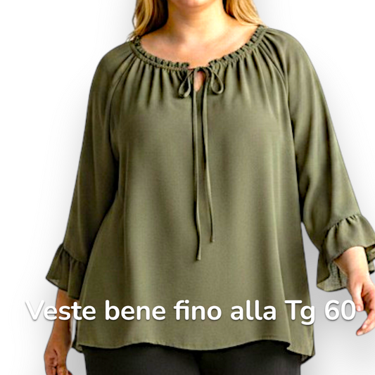 Maxi Maglia con Balze Sara
