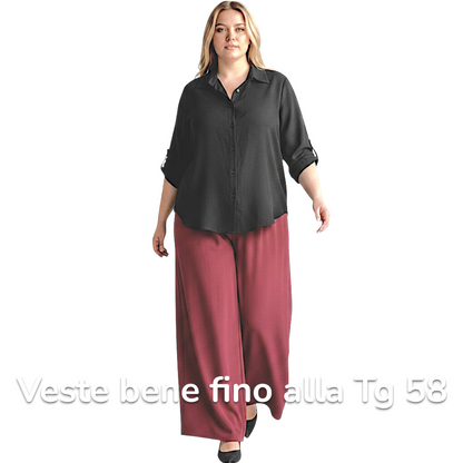 Maxi Camicia Più Lunga Dietro Vita