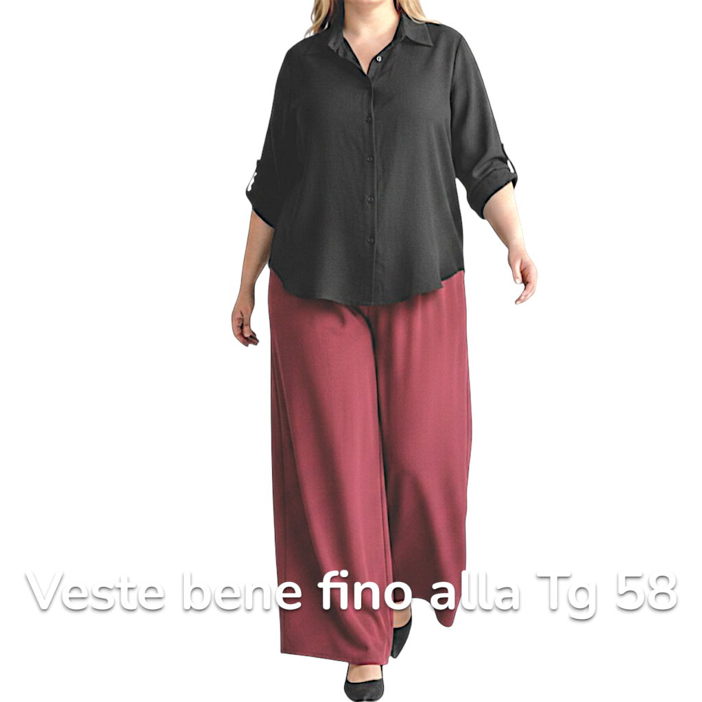 Maxi Camicia Più Lunga Dietro Vita