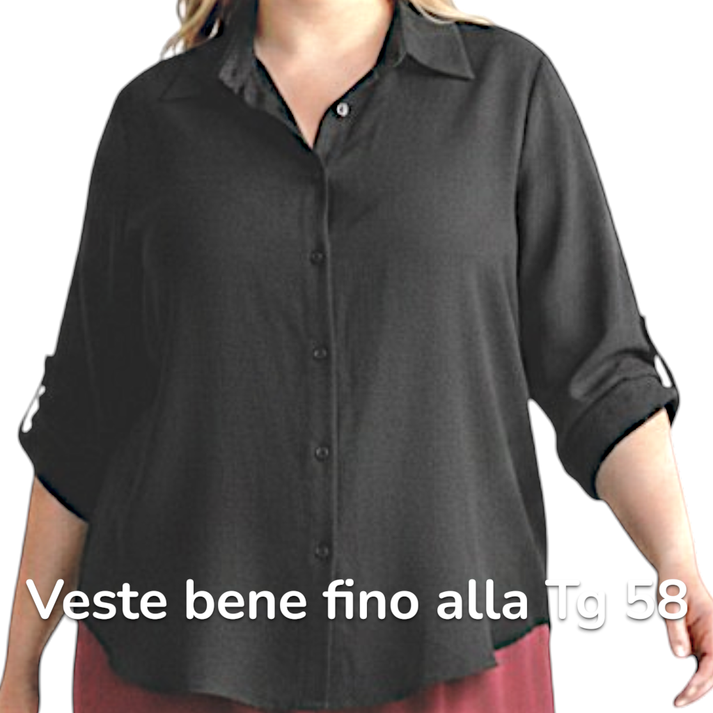 Maxi Camicia Più Lunga Dietro Vita
