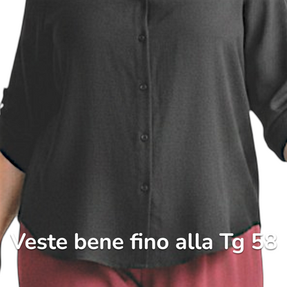 Maxi Camicia Più Lunga Dietro Vita