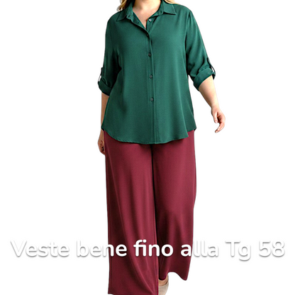 Maxi Camicia Più Lunga Dietro Virna