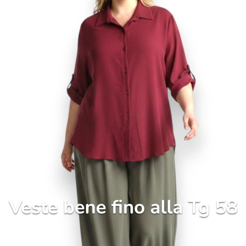Maxi Camicia Più Lunga Dietro Vera