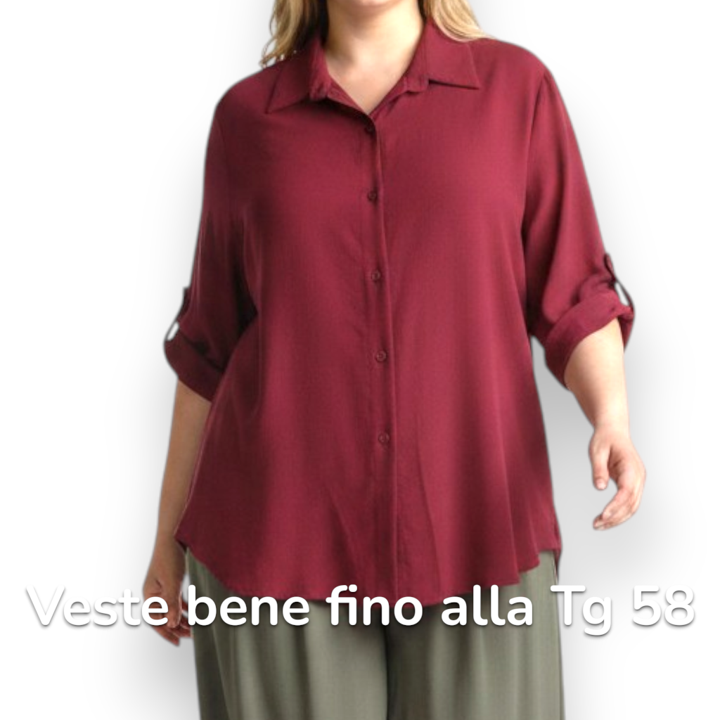 Maxi Camicia Più Lunga Dietro Vera