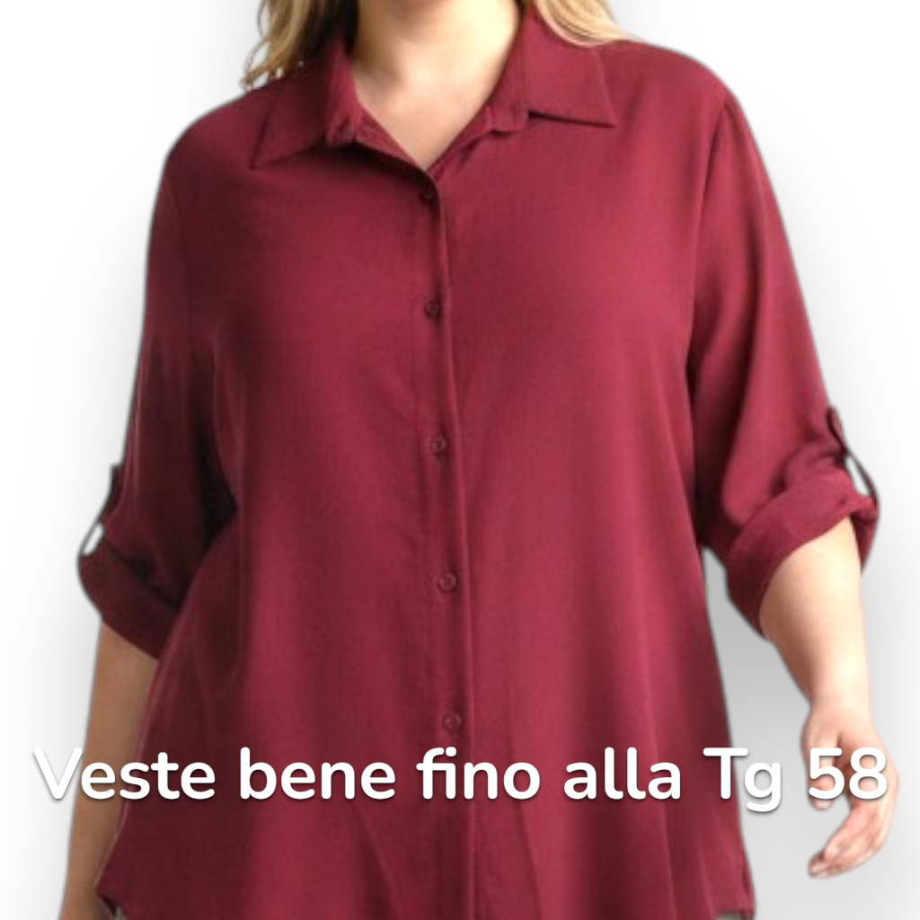 Maxi Camicia Più Lunga Dietro Vera