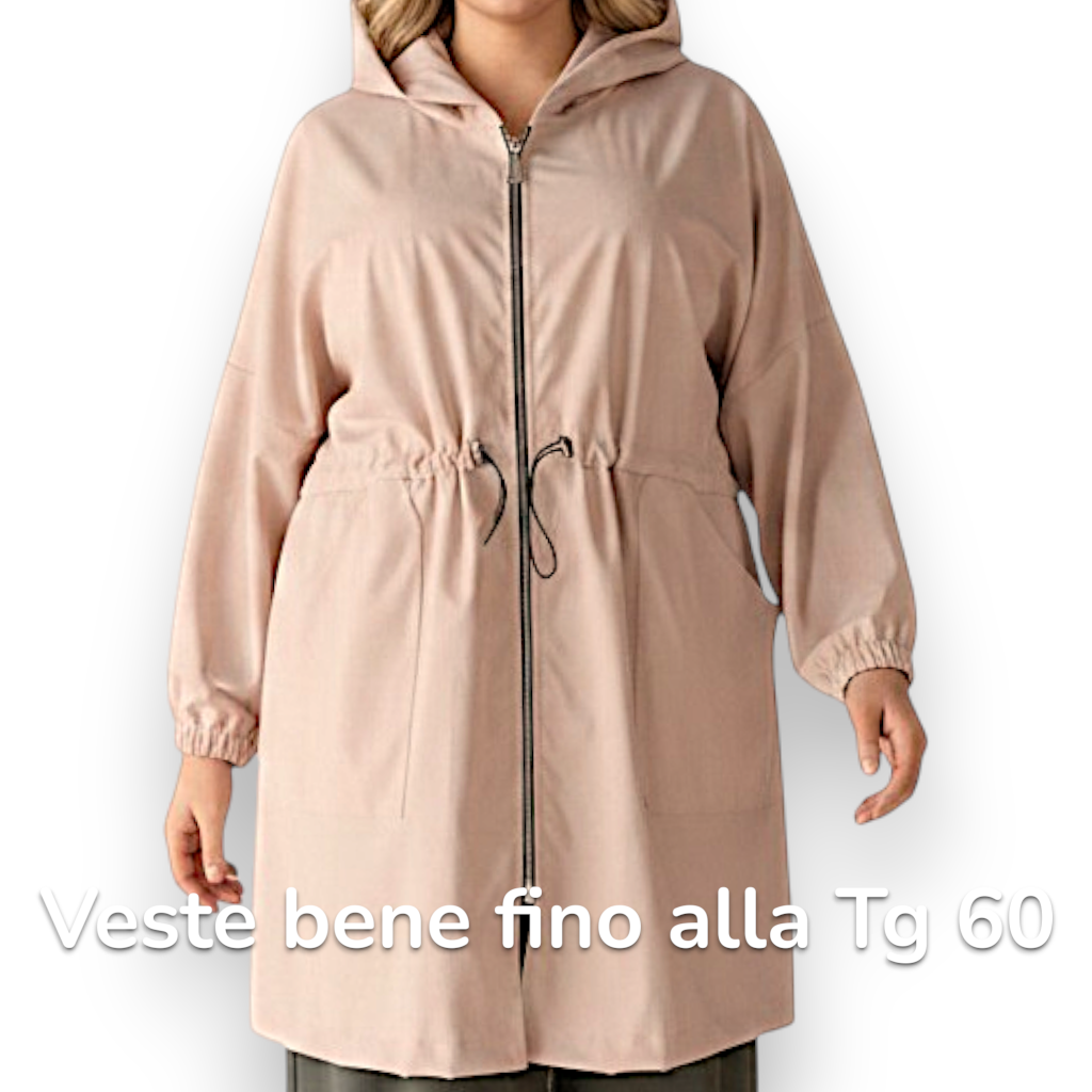 Maxi Giacca Antipioggia Carina