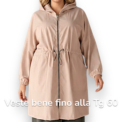 Maxi Giacca Antipioggia Carina