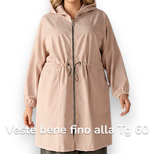 Maxi Giacca Antipioggia Carina