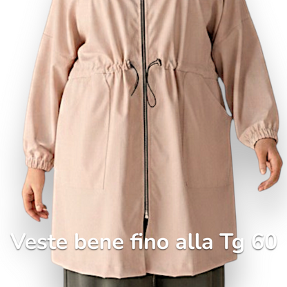 Maxi Giacca Antipioggia Carina