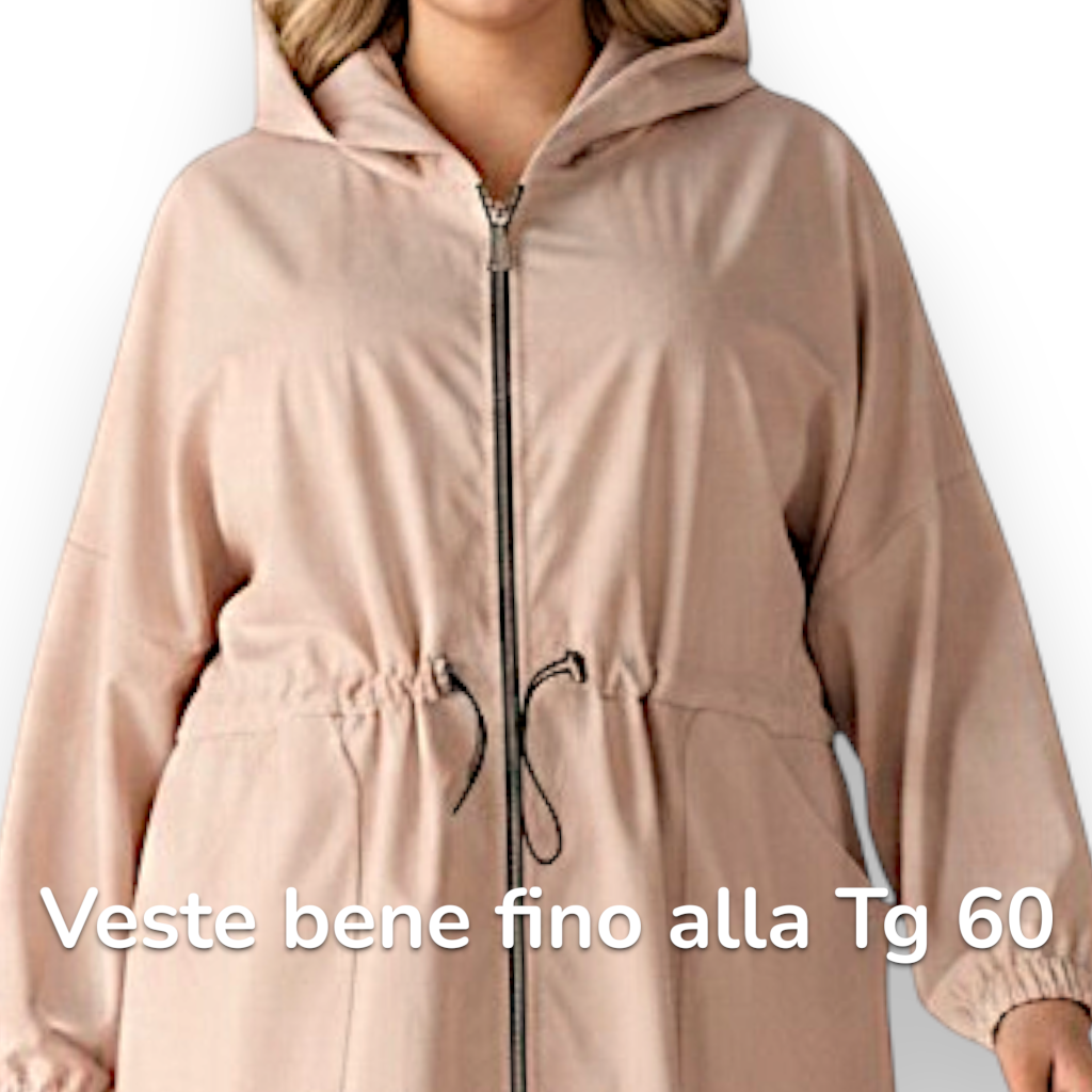 Maxi Giacca Antipioggia Carina