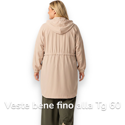 Maxi Giacca Antipioggia Carina