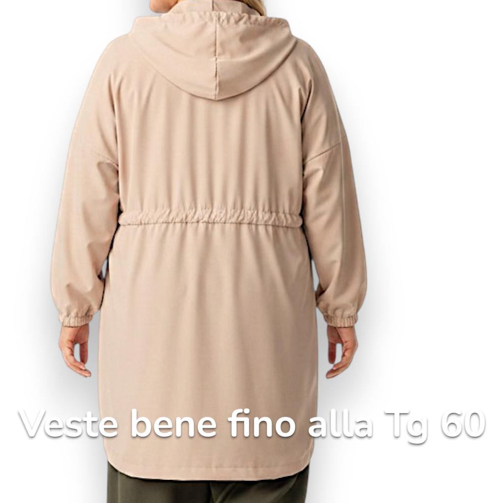 Maxi Giacca Antipioggia Carina