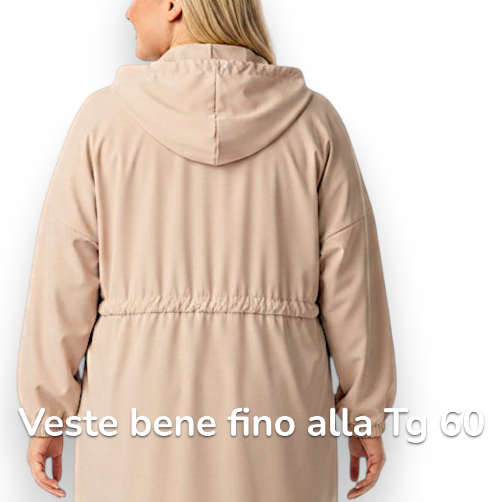 Maxi Giacca Antipioggia Carina