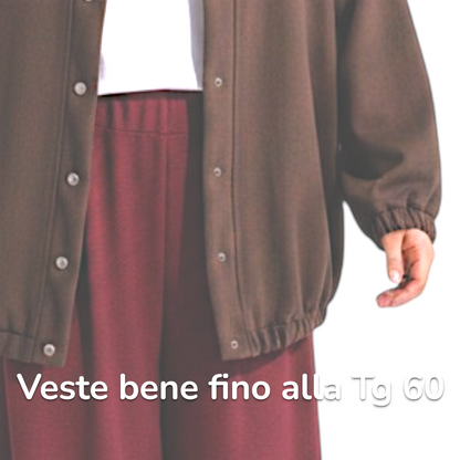 Maxi Giacca con Tasche Monia
