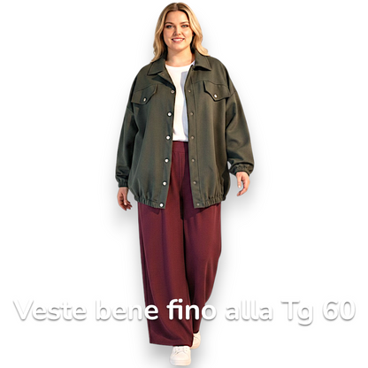 Maxi Giacca con Tasche Milena