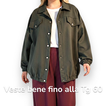 Maxi Giacca con Tasche Milena