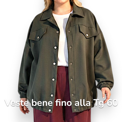 Maxi Giacca con Tasche Milena
