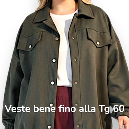 Maxi Giacca con Tasche Milena