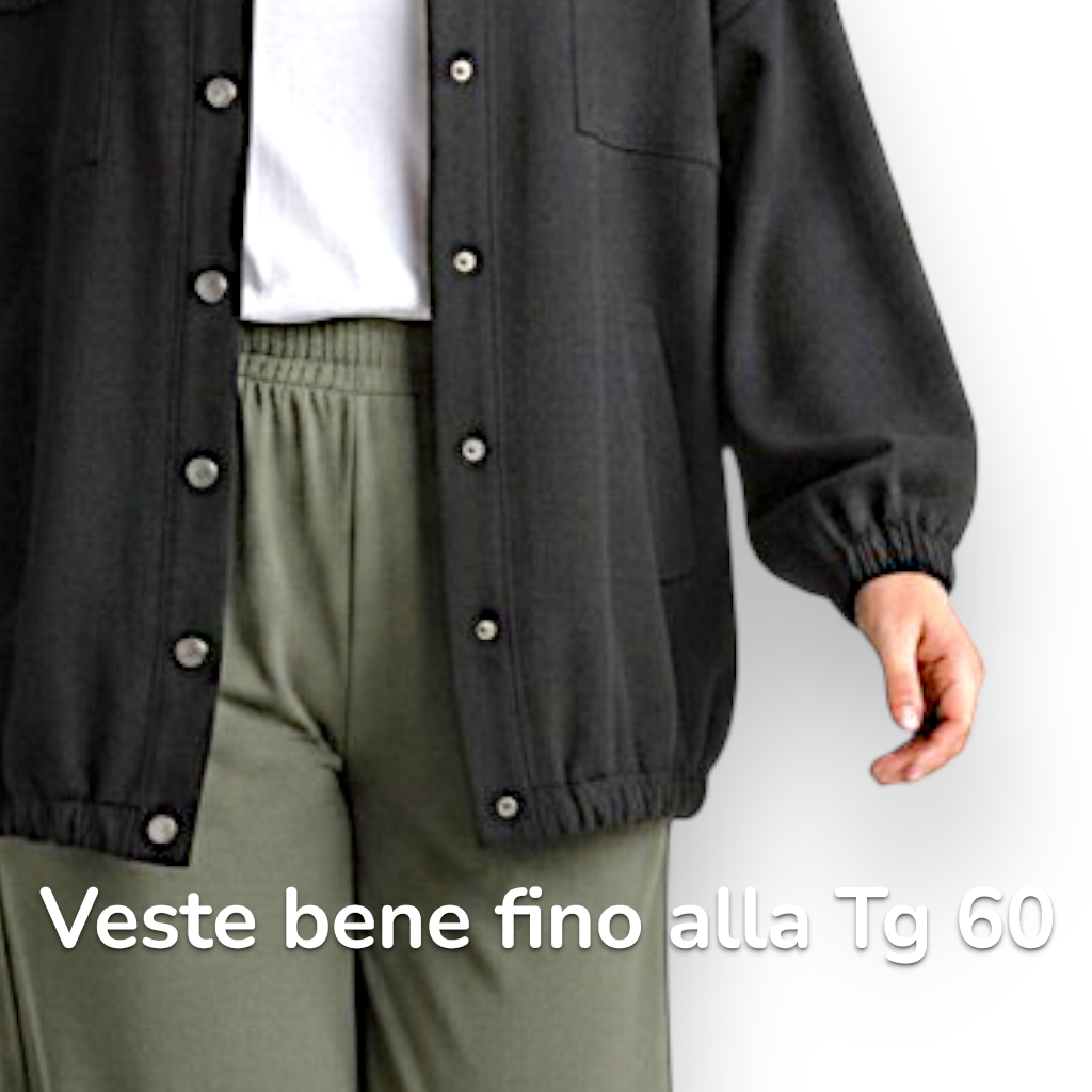 Maxi Giacca con Tasche Mariella