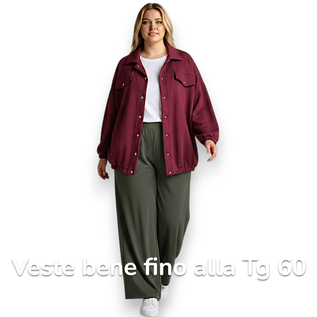 Maxi Giacca con Tasche Michela