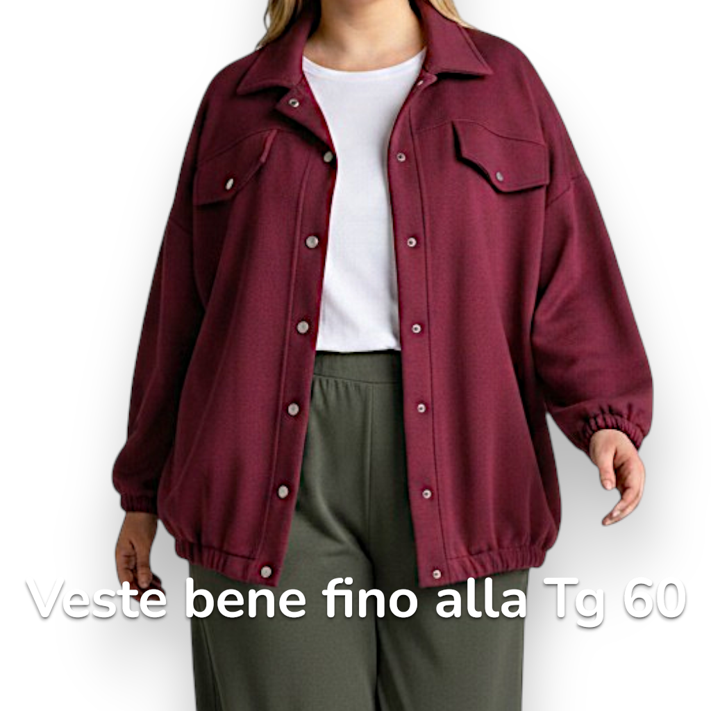 Maxi Giacca con Tasche Michela