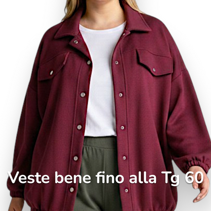 Maxi Giacca con Tasche Michela