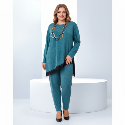 Maxi Maglia Rifinita in Pizzo Cristina