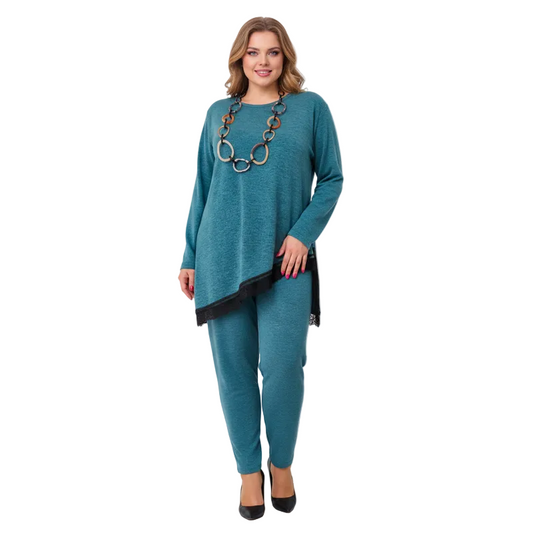 Maxi Maglia Rifinita in Pizzo Cristina