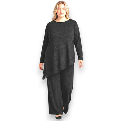 Maxi Maglia Rifinita in Pizzo Carmen