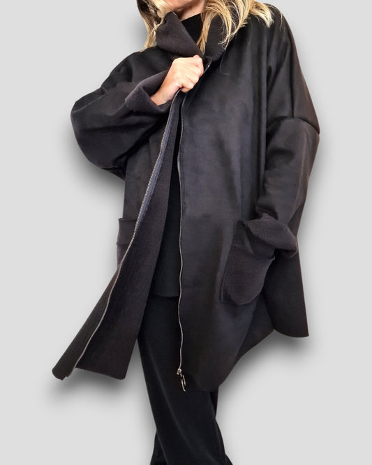 Giacca Taglia Grande Prugna