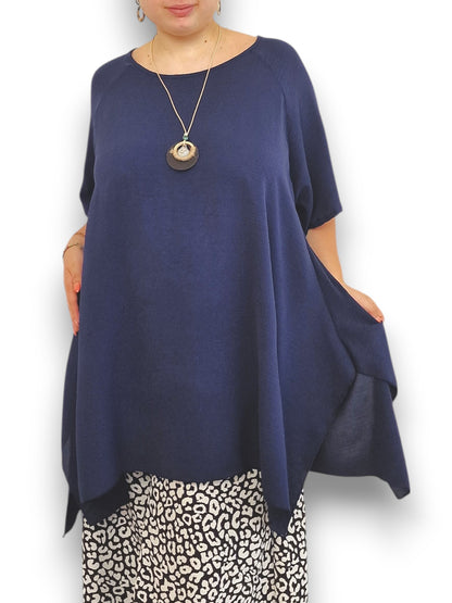 Maxi Maglia Taglie  Forti con Collana Giusy
