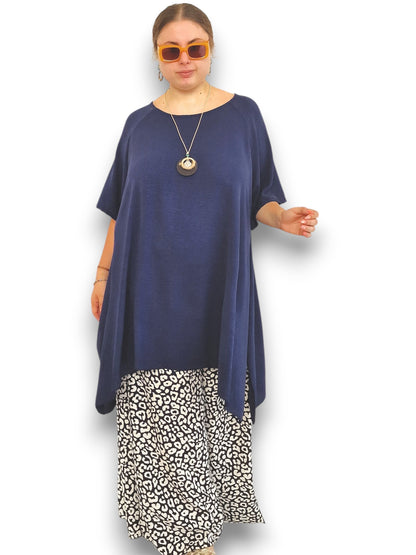 Maxi Maglia Taglie  Forti con Collana Giusy