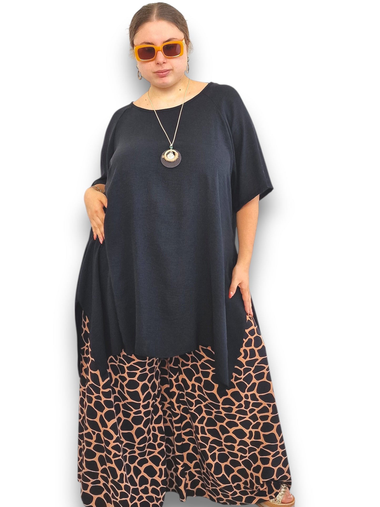 Maxi Maglia Taglie Forti con Collana Greta