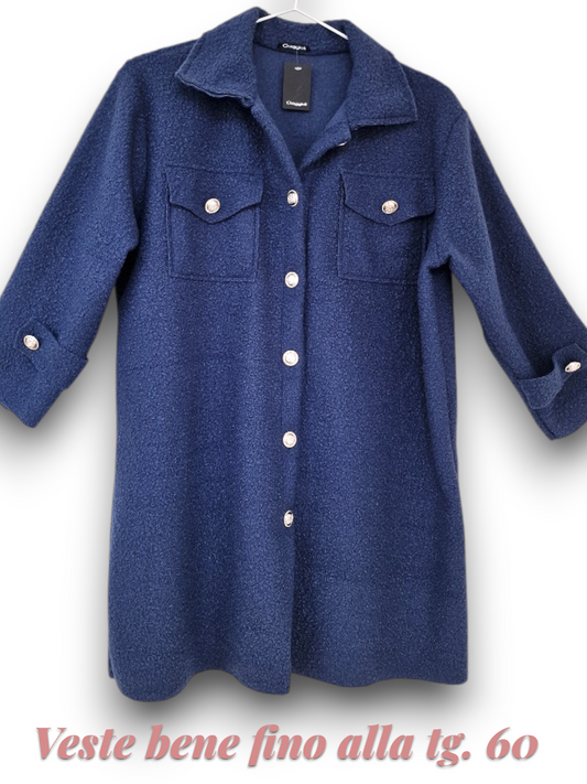 Maxi Giacca Lana Cotta Adamello