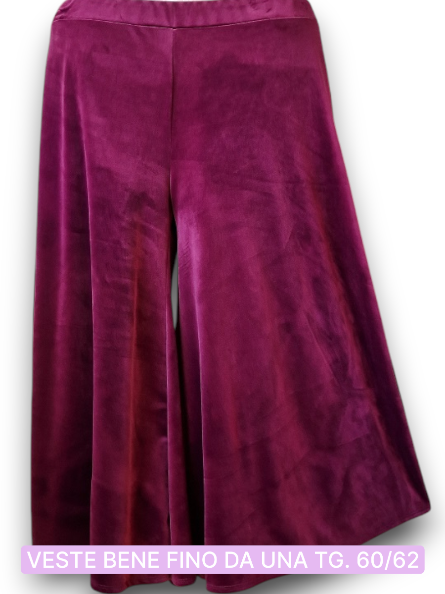 Gonna Pantalone in Velluto Reggio