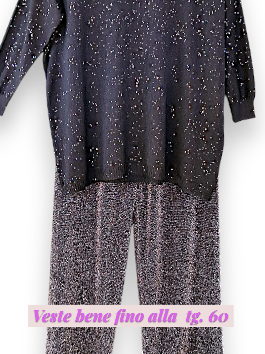 Maxi Maglia con Strass Stars