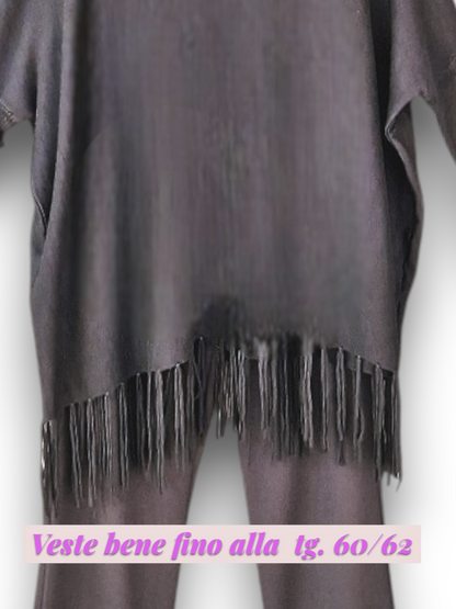 Maxi Maglia con Cuore di Strass Alda