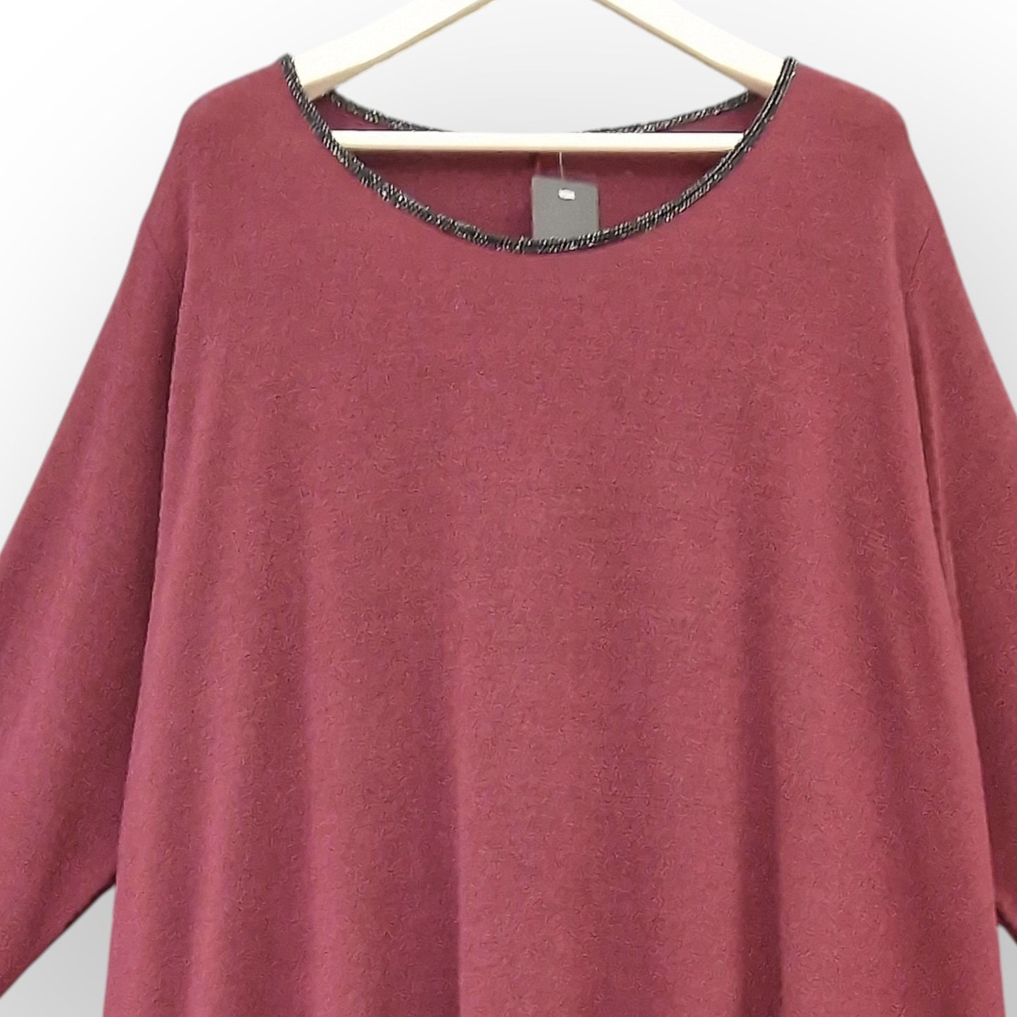 Maxi Maglia con Bordi in Lurex Galiana