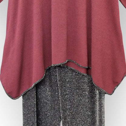 Maxi Maglia con Bordi in Lurex Galiana