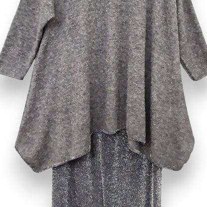 Maxi Completo con Pantalone in Lurex Roca