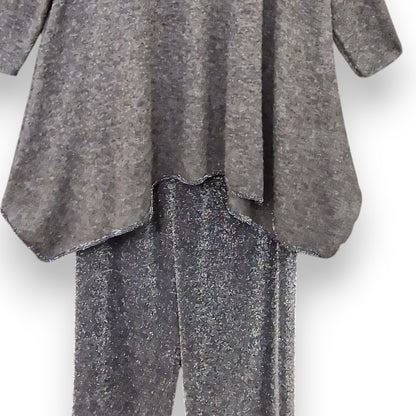 Maxi Completo con Pantalone in Lurex Roca