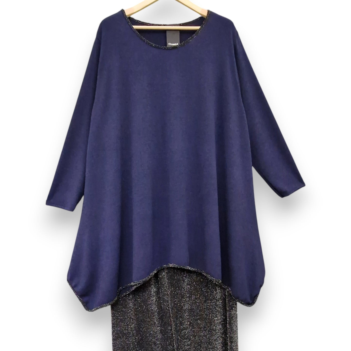 Maxi Completo con Pantalone in Lurex River