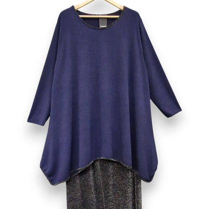 Maxi Completo con Pantalone in Lurex River