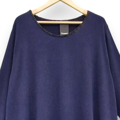 Maxi Maglia con Bordi in Lurex Gemma