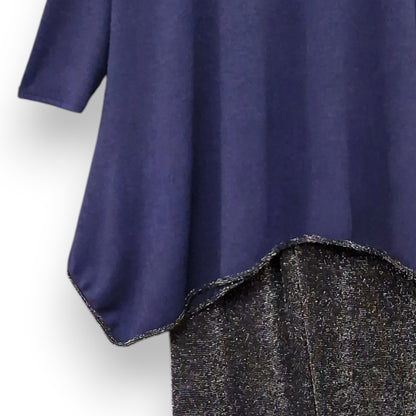 Maxi Completo con Pantalone in Lurex River