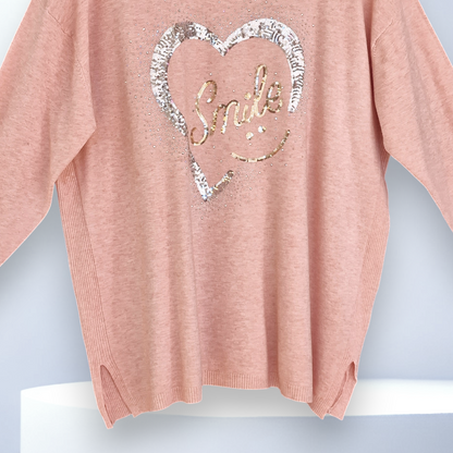 Maxi Maglia con Pajette e Strass Eden