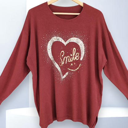 Maxi Maglia con Pajette e Strass Ezzy